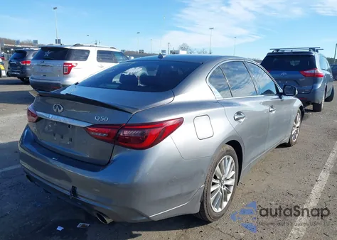 2018 Infiniti Q50 3.0T Luxe z USA, uszkodzony, nr VIN JN1EV7AR2JM610430